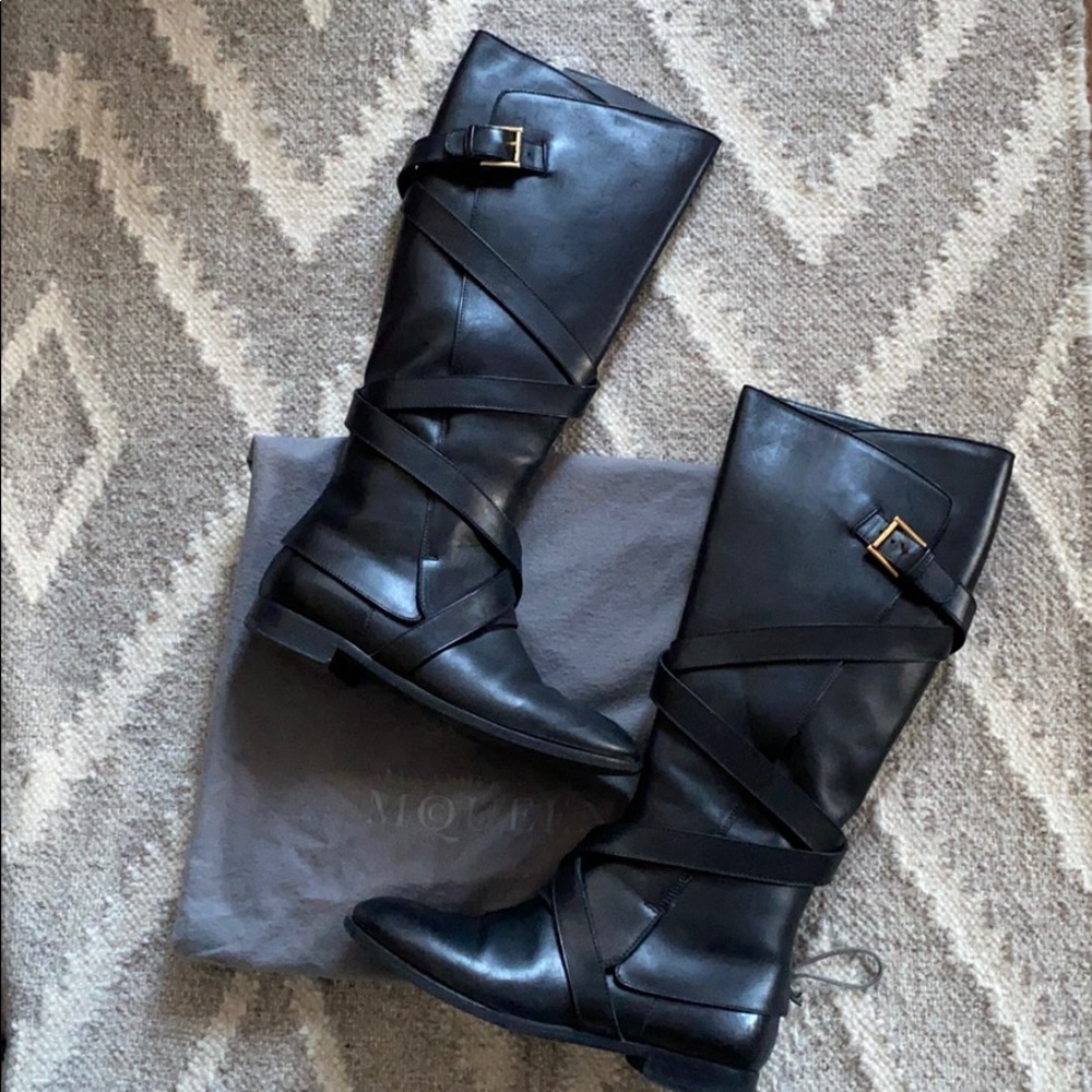 Alexander McQueen Leather Boot